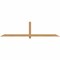 Ekena Millwork Eugene Smooth Timber Gable Bracket, Western Red Cedar, 96"W x 24"H x 1 1/2"D x 3 1/2"F, 6/12 Pitch GBW096X24X0204EUG00SWR - alternate 1